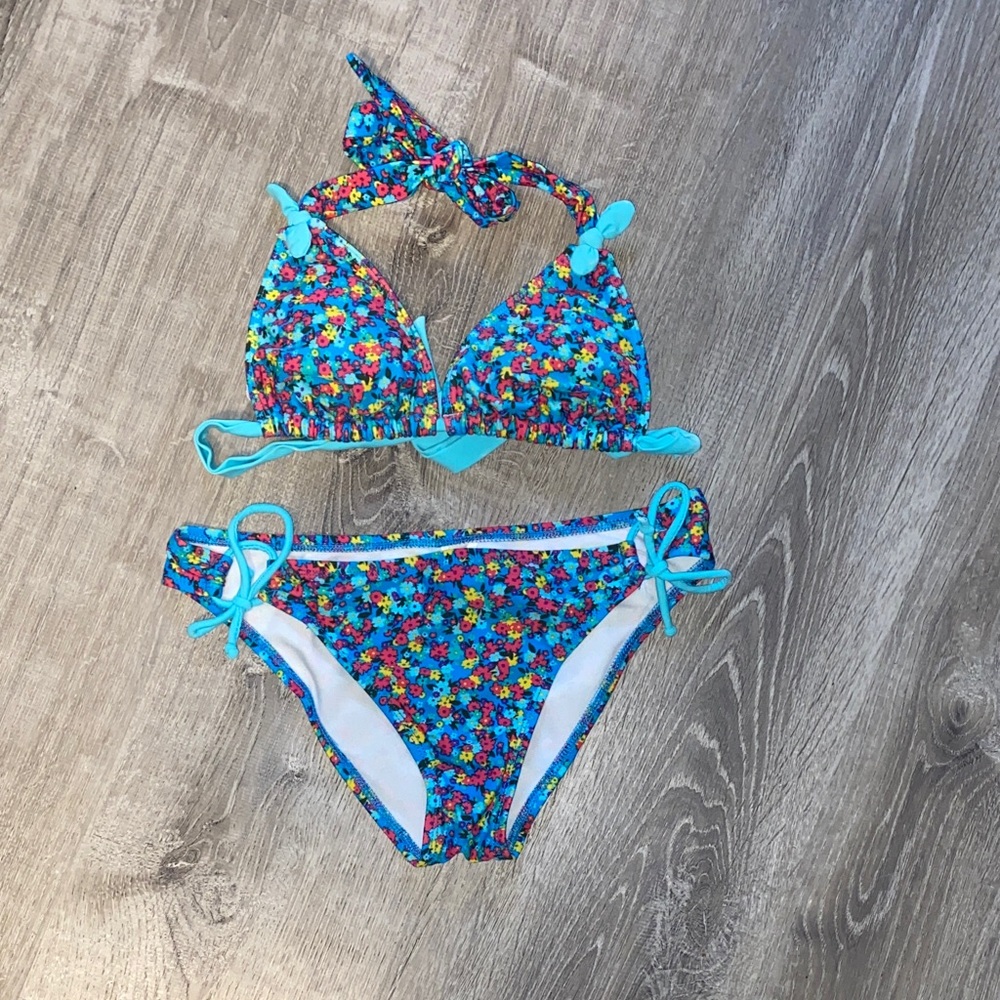 Vibrant Floral Bikini Set